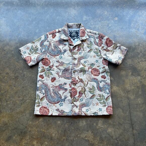 Vintage Other - Cool Unique Tapestry Button Up Shirt
